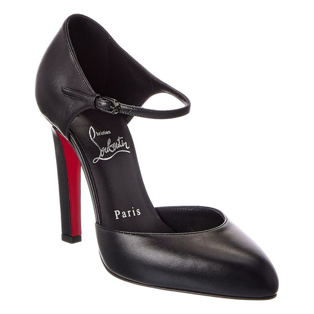 Christian Louboutin Fanny Demie100 Leather Pump, Black